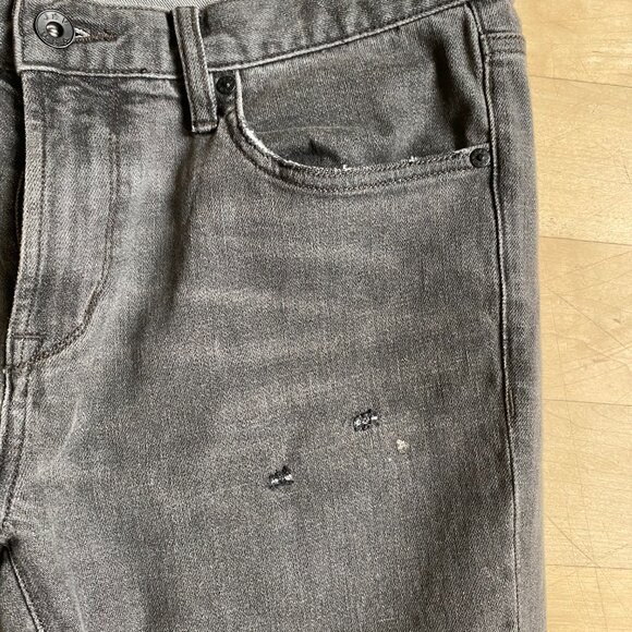 John Varvatos mens gray "wight" skinny jeans sz 32 - Picture 3 of 9